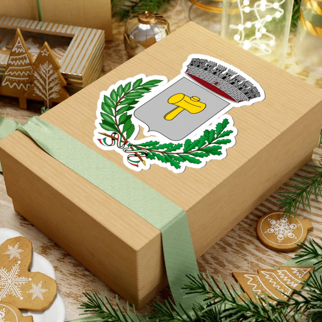 Magliano in Toscana-Stemma (Italy) (Coat of Arms) STICKER Vinyl Kiss-Cut Decal - The Sticker Space