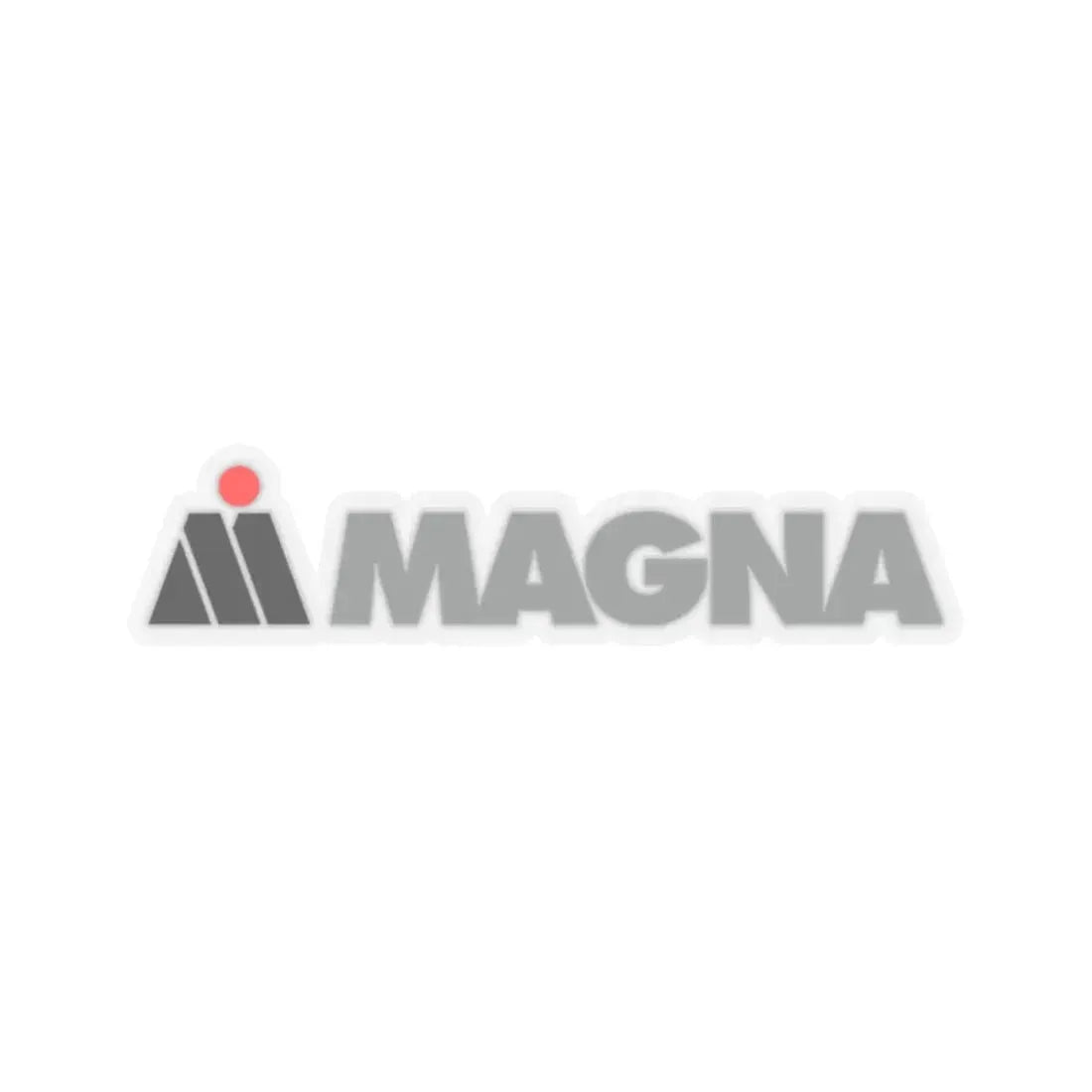 Magna (Logo) STICKER Vinyl Kiss-Cut Decal 2 Inch Transparent - The Sticker Space