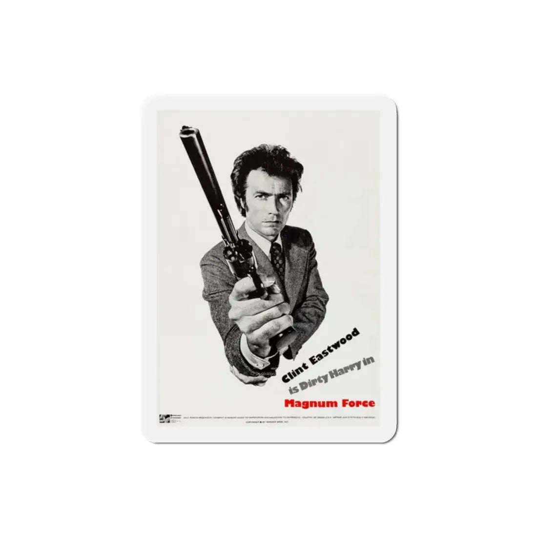 Magnum Force 1973 2 Movie Poster Refrigerator Magnet 2 Inch - The Sticker Space