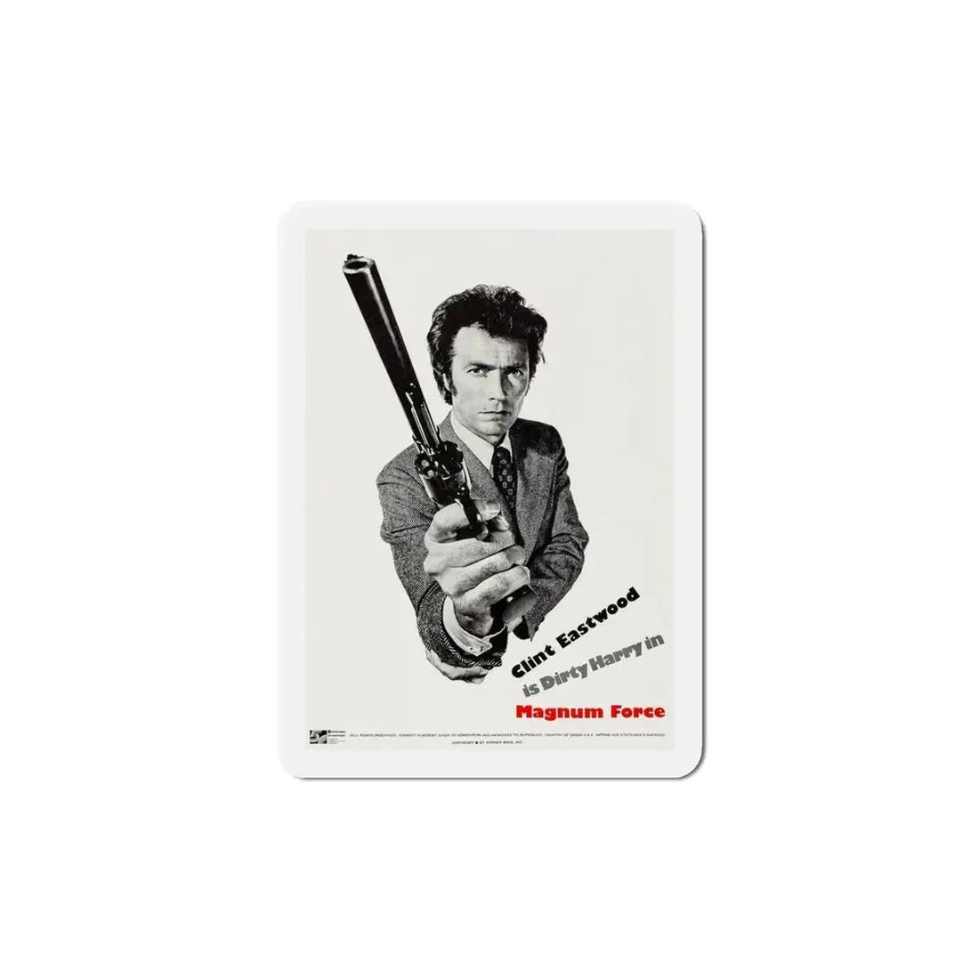 Magnum Force 1973 2 Movie Poster Refrigerator Magnet 6 Inch - The Sticker Space