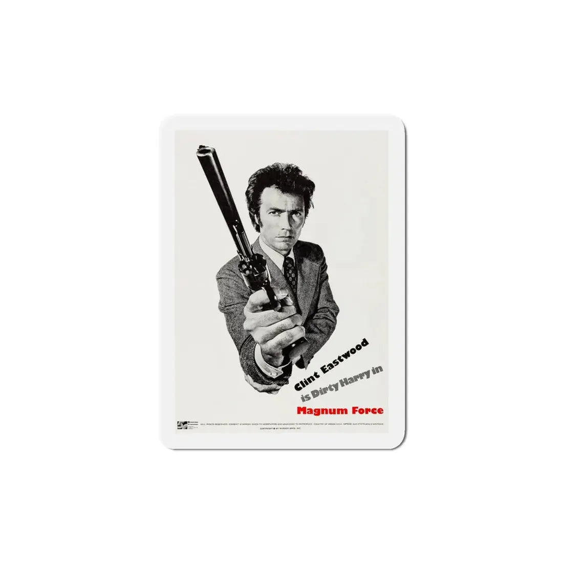 Magnum Force 1973 2 Movie Poster Refrigerator Magnet - The Sticker Space