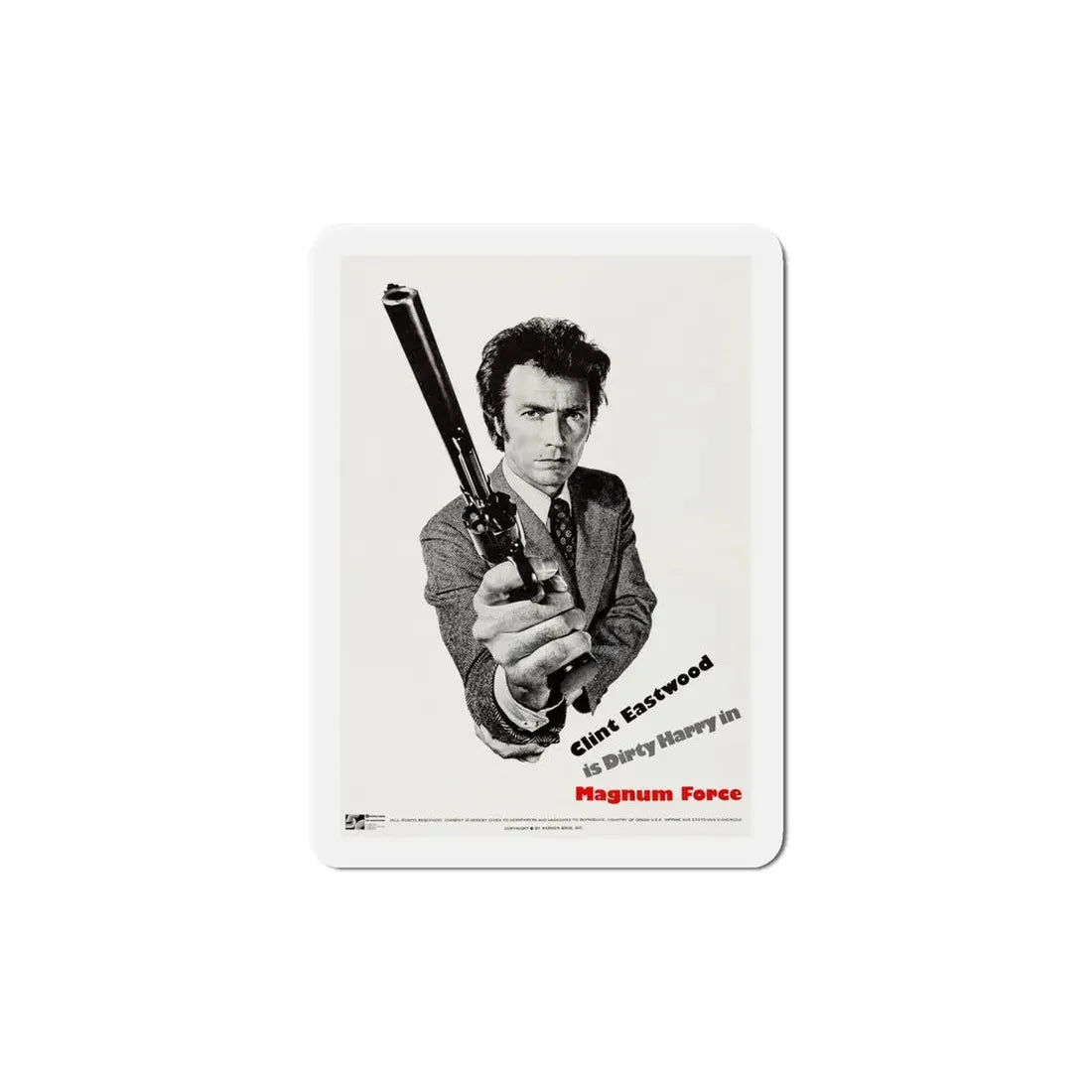 Magnum Force 1973 2 Movie Poster Refrigerator Magnet - The Sticker Space