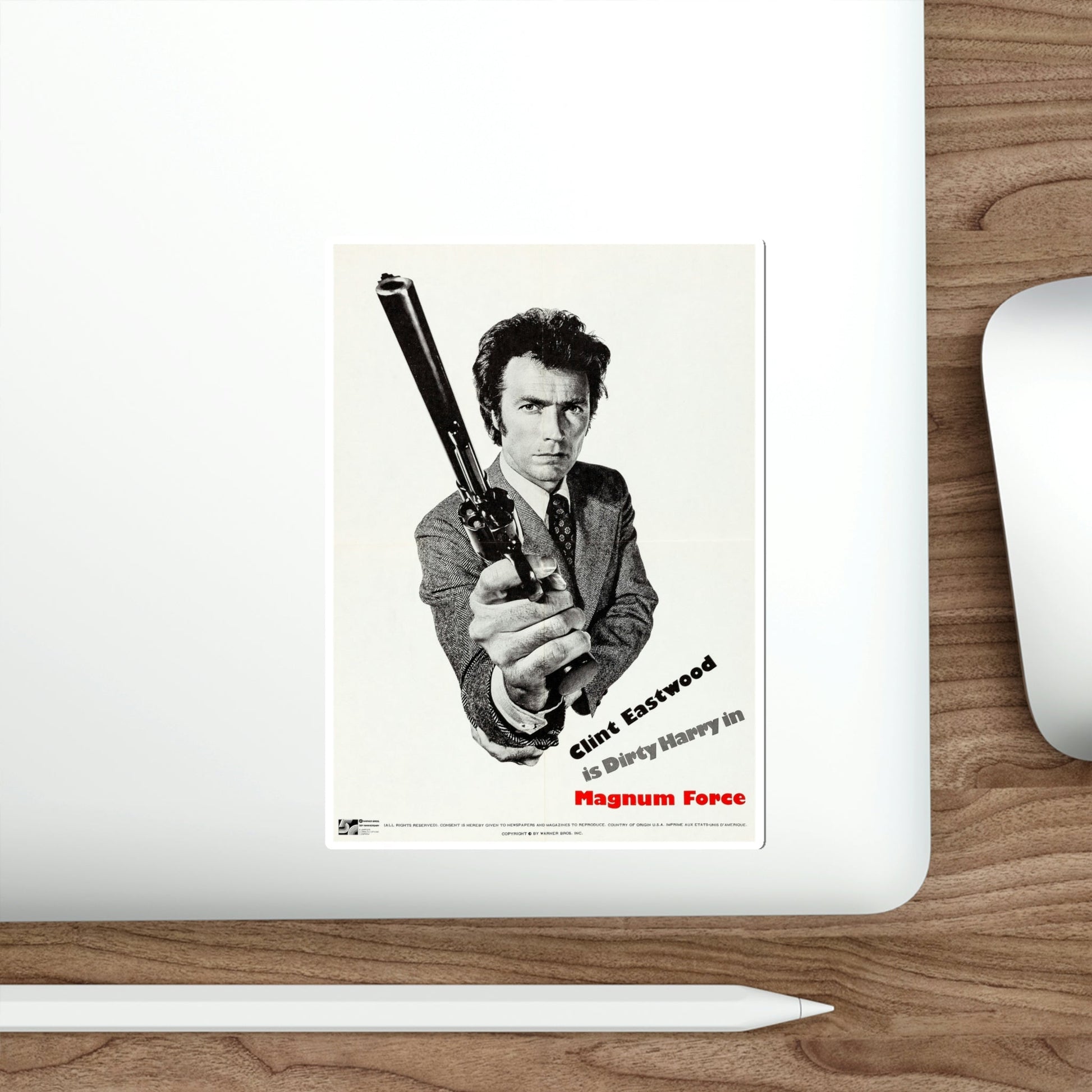 Magnum Force 1973 2 Movie Poster STICKER Vinyl Die-Cut Decal-The Sticker Space