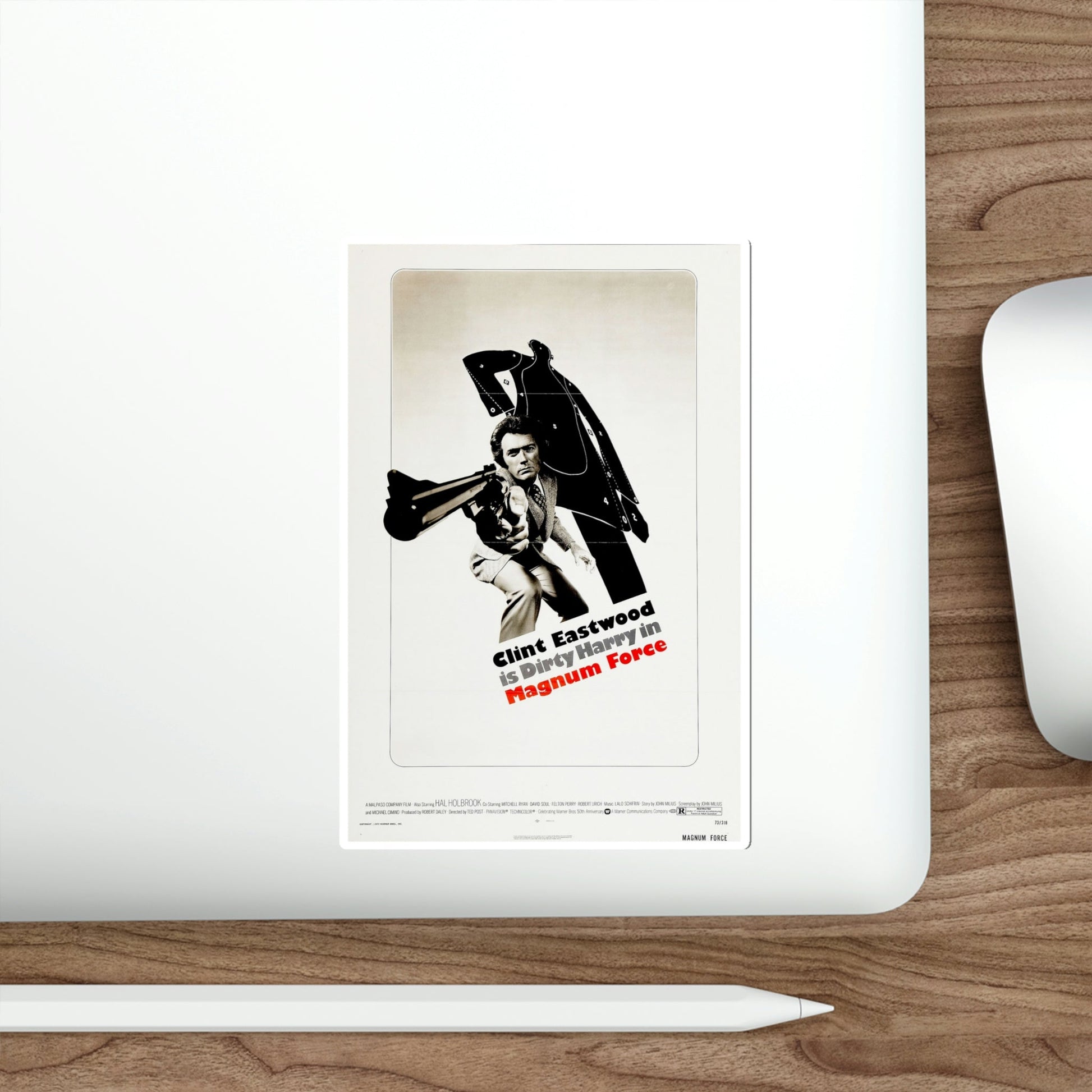 Magnum Force 1973 Movie Poster STICKER Vinyl Die-Cut Decal-The Sticker Space