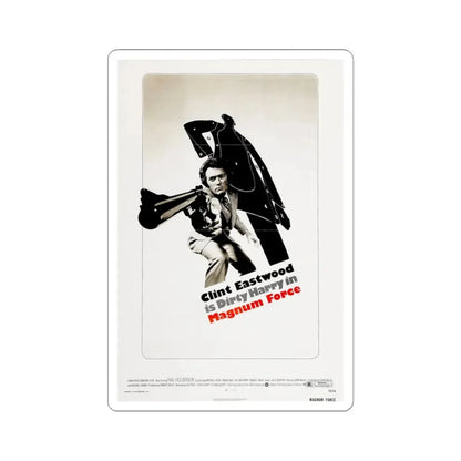 Magnum Force 1973 Movie Poster - STICKER Vinyl Kiss-Cut Decal 3 Inch White - The Sticker Space