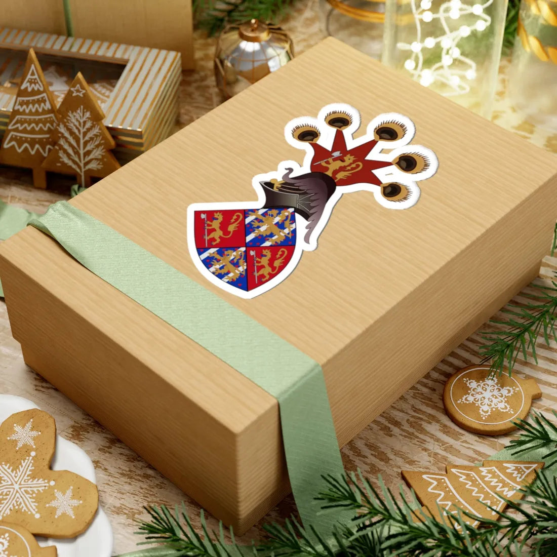 Magnus VII de Norvège Armorial de Gelre (Sweden) (Coat of Arms) STICKER Vinyl Kiss-Cut Decal - The Sticker Space