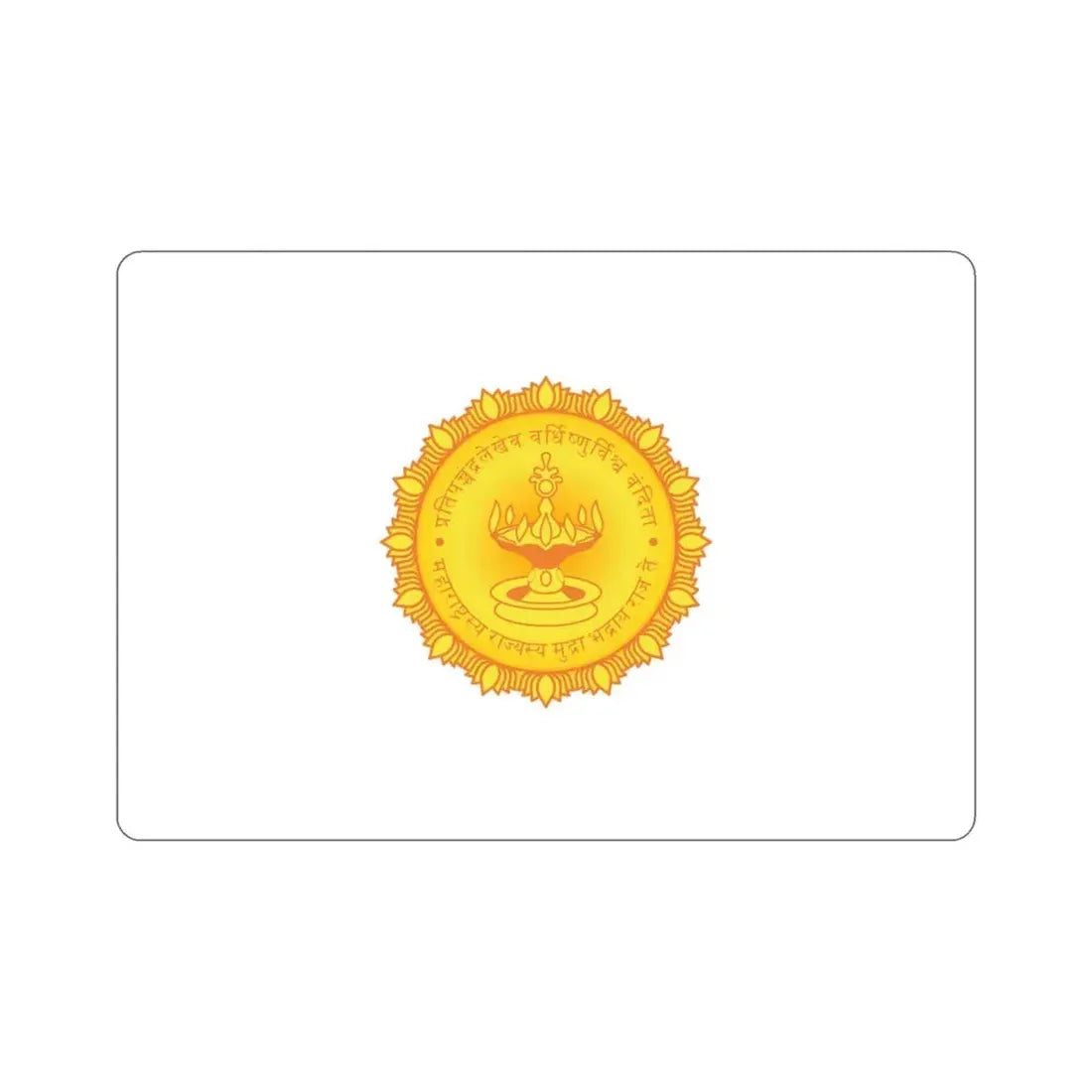 Maharashtra Flag (India) STICKER Vinyl Die-Cut Decal 3 Inch - The Sticker Space