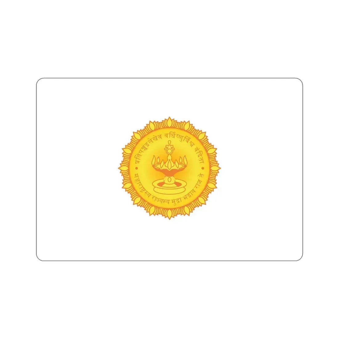 Maharashtra Flag (India) STICKER Vinyl Die-Cut Decal 5 Inch - The Sticker Space