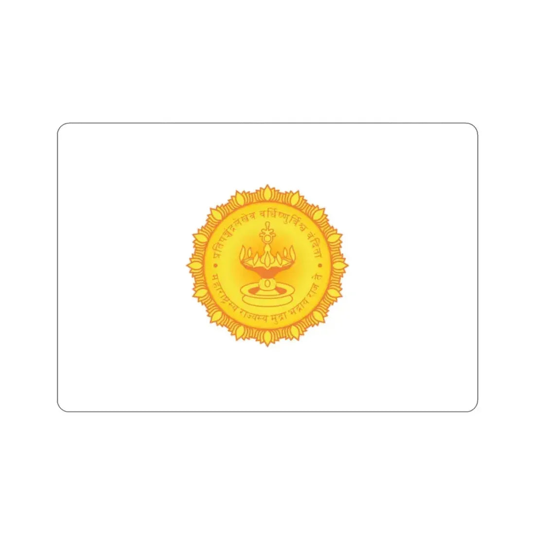 Maharashtra Flag (India) STICKER Vinyl Die-Cut Decal - The Sticker Space