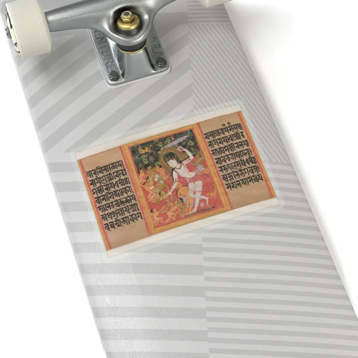 Mahavihara Master - The Bodhisattva Avalokiteshvara Dispensing Boons- Folio from an Ashtasahasrika - early 12th century v1 - STICKER Vinyl Kiss-Cut Decal