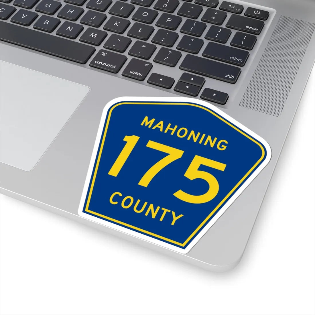 Mahoning County 175 (Ohio) (Road Sign) STICKER Vinyl Kiss-Cut Decal - The Sticker Space