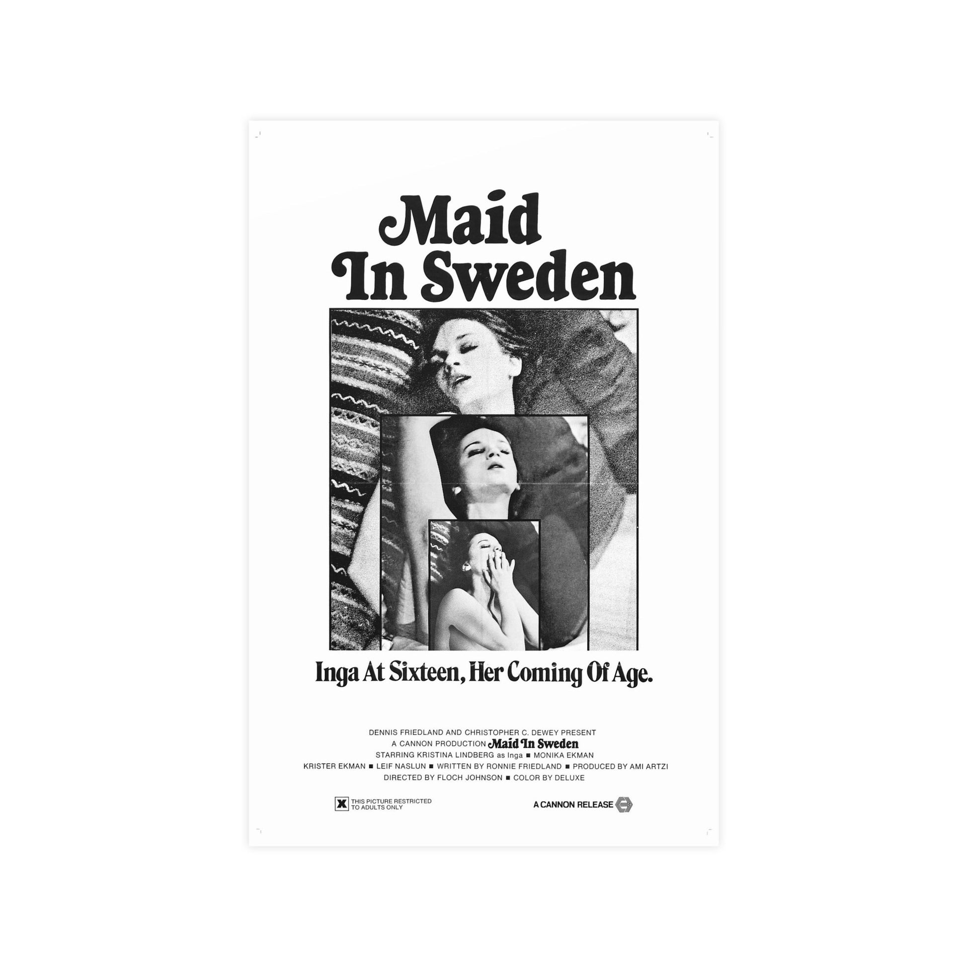 MAID IN SWEDEN 1971 - Paper Movie Poster-11″ x 17″ (Vertical)-The Sticker Space
