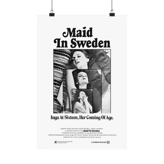 MAID IN SWEDEN 1971 - Paper Movie Poster-12″ x 18″-The Sticker Space