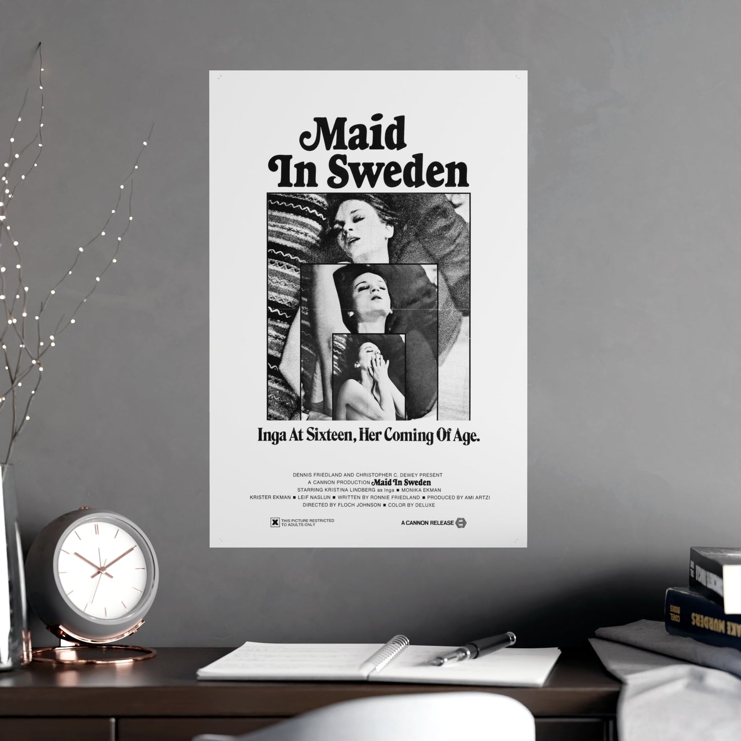 MAID IN SWEDEN 1971 - Paper Movie Poster-The Sticker Space