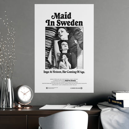 MAID IN SWEDEN 1971 - Paper Movie Poster-The Sticker Space