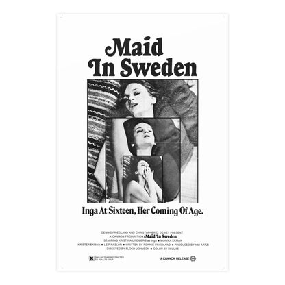 MAID IN SWEDEN 1971 - Paper Movie Poster-24″ x 36″ (Vertical)-The Sticker Space