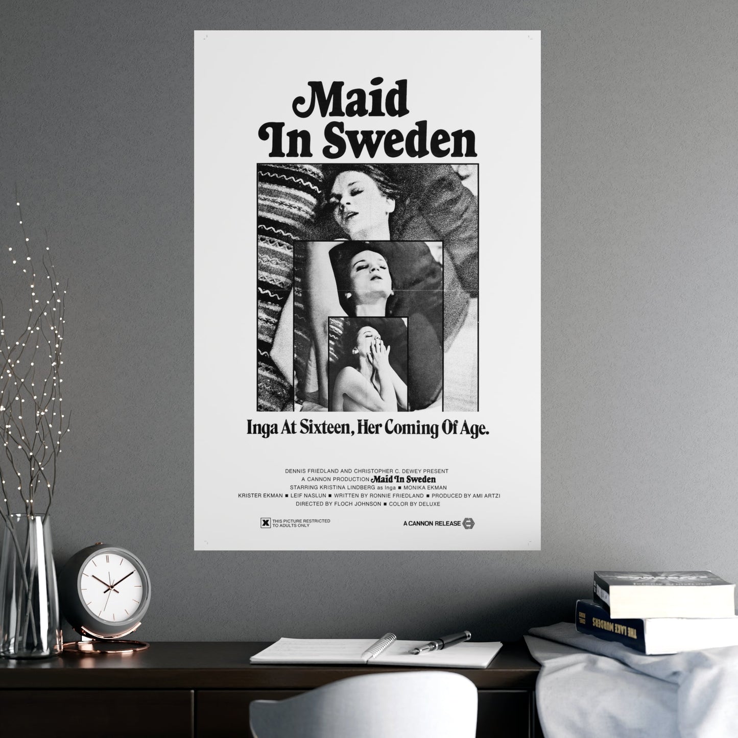 MAID IN SWEDEN 1971 - Paper Movie Poster-The Sticker Space