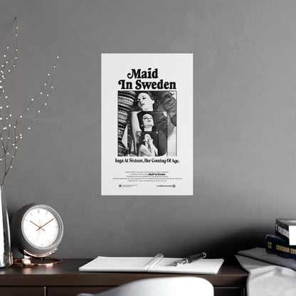 MAID IN SWEDEN 1971 - Paper Movie Poster-The Sticker Space