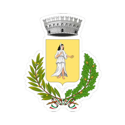 Maida-Stemma (Italy) (Coat of Arms) STICKER Vinyl Kiss-Cut Decal 3 Inch White - The Sticker Space