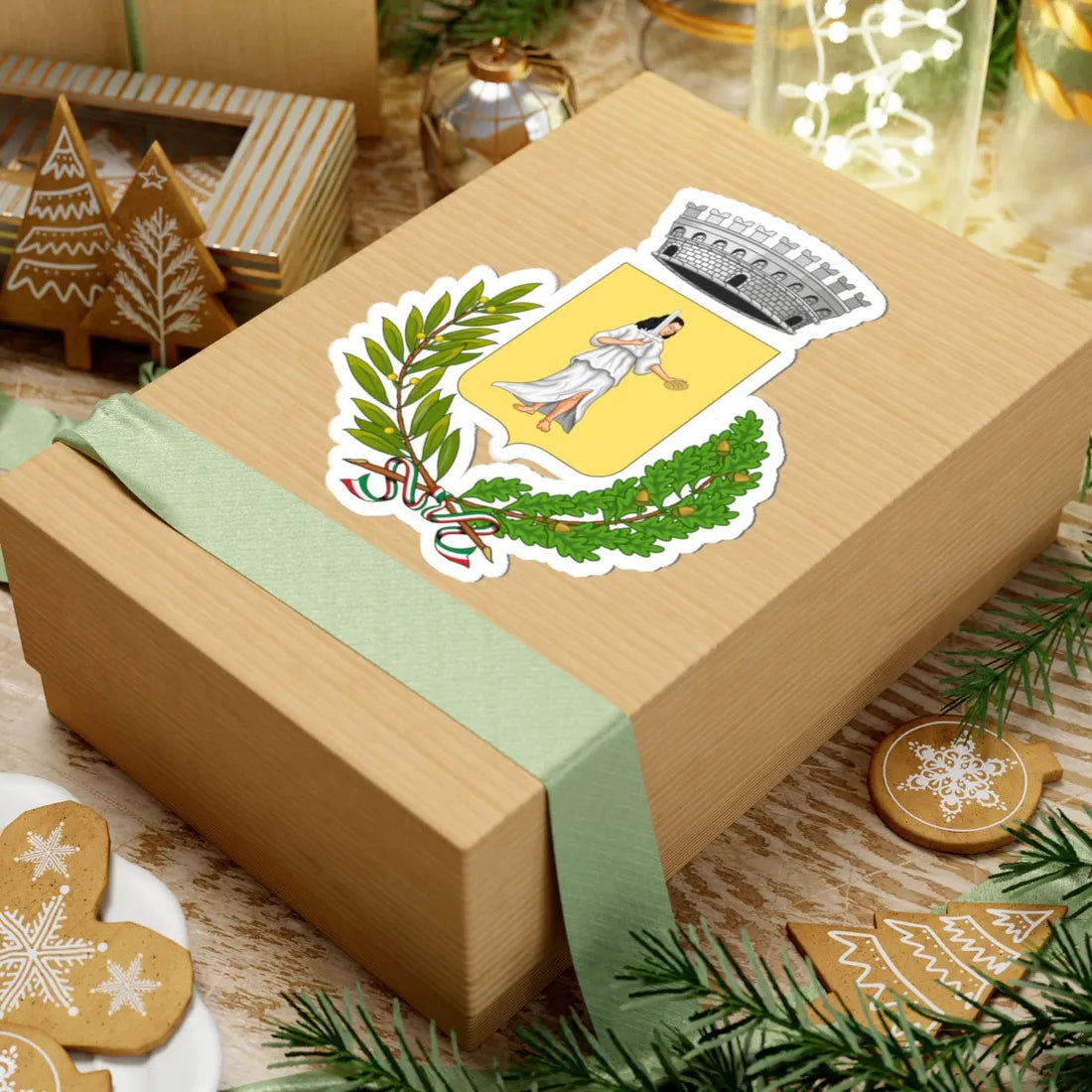 Maida-Stemma (Italy) (Coat of Arms) STICKER Vinyl Kiss-Cut Decal - The Sticker Space