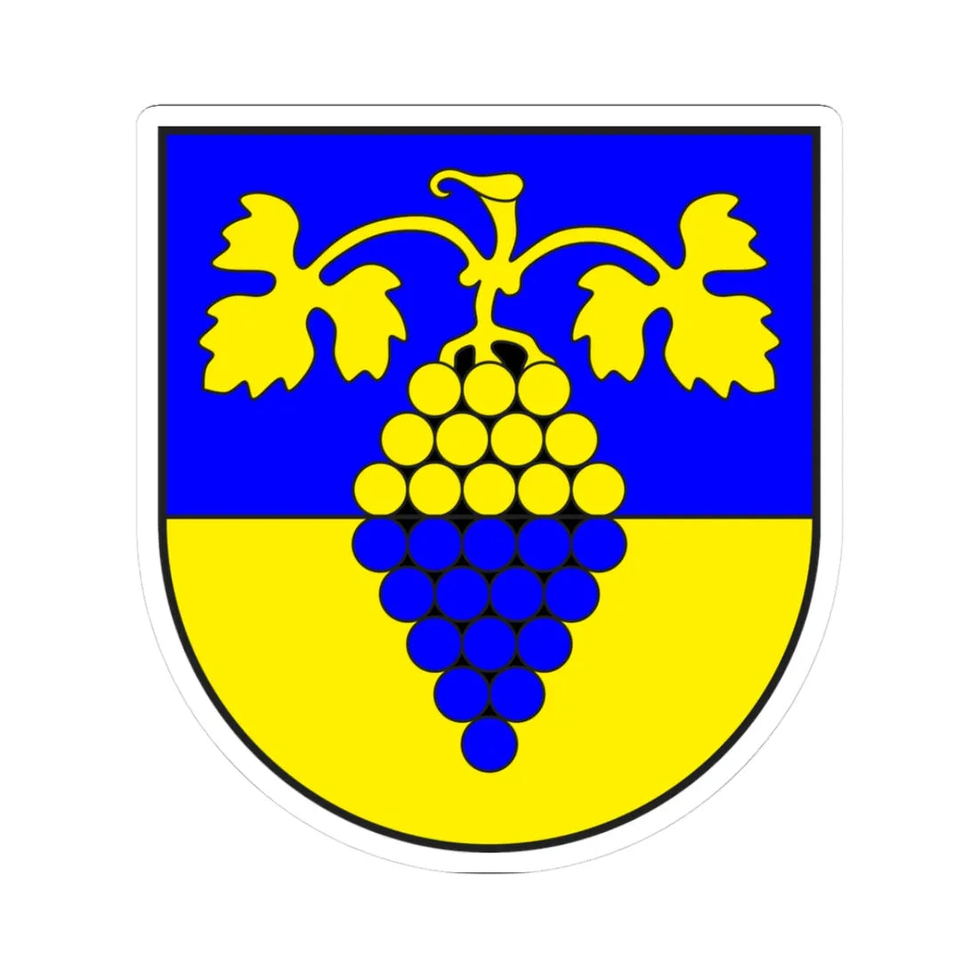 Maienfeld Kreis wappen (Switzerland) (Coat of Arms) STICKER Vinyl Kiss-Cut Decal 3 Inch White - The Sticker Space