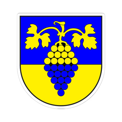 Maienfeld Kreis wappen (Switzerland) (Coat of Arms) STICKER Vinyl Kiss-Cut Decal 6 Inch White - The Sticker Space