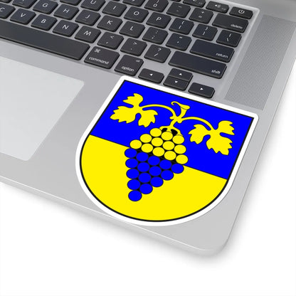 Maienfeld Kreis wappen (Switzerland) (Coat of Arms) STICKER Vinyl Kiss-Cut Decal - The Sticker Space