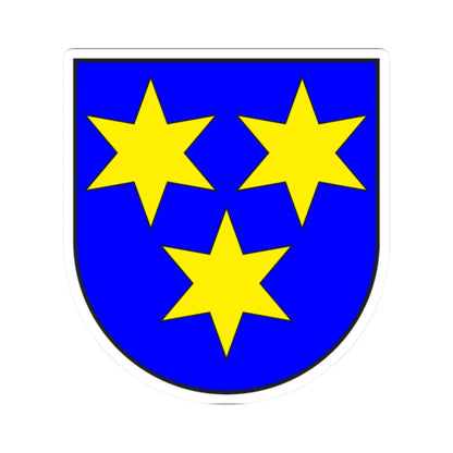 Maienfeld wappen (Switzerland) (Coat of Arms) STICKER Vinyl Kiss-Cut Decal 2 Inch White - The Sticker Space