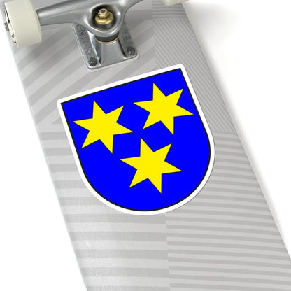Maienfeld wappen (Switzerland) (Coat of Arms) STICKER Vinyl Kiss-Cut Decal - The Sticker Space