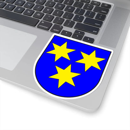 Maienfeld wappen (Switzerland) (Coat of Arms) STICKER Vinyl Kiss-Cut Decal - The Sticker Space