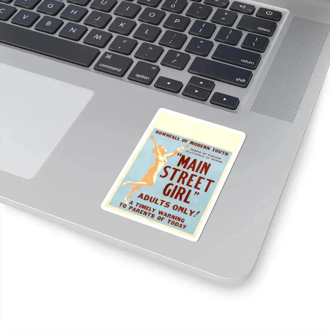 MAIN STREET GIRL Movie Poster - STICKER Vinyl Kiss-Cut Decal - The Sticker Space