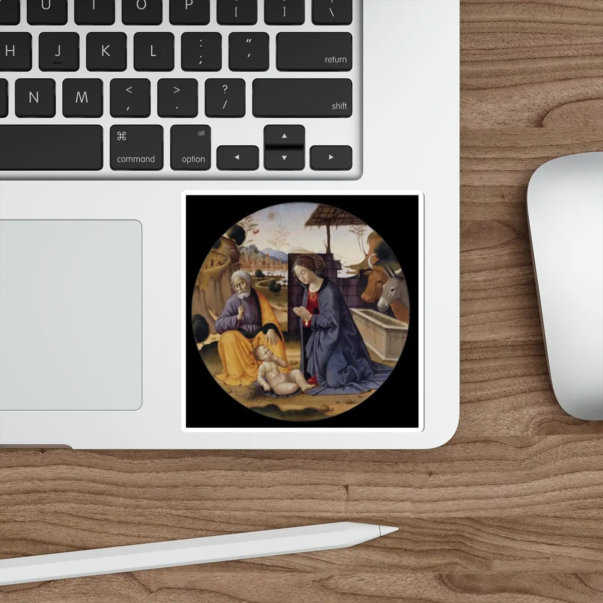SKU:31638352753353871623 Sticker types:White Shape:Die-Cut Sizes:4" × 4"