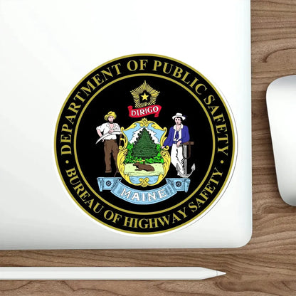Maine Bureau of Highway Safety STICKER Vinyl Die-Cut Decal - The Sticker Space