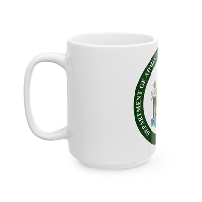 Maine Department of Administrative and Financial Services - White Coffee Mug-The Sticker Space