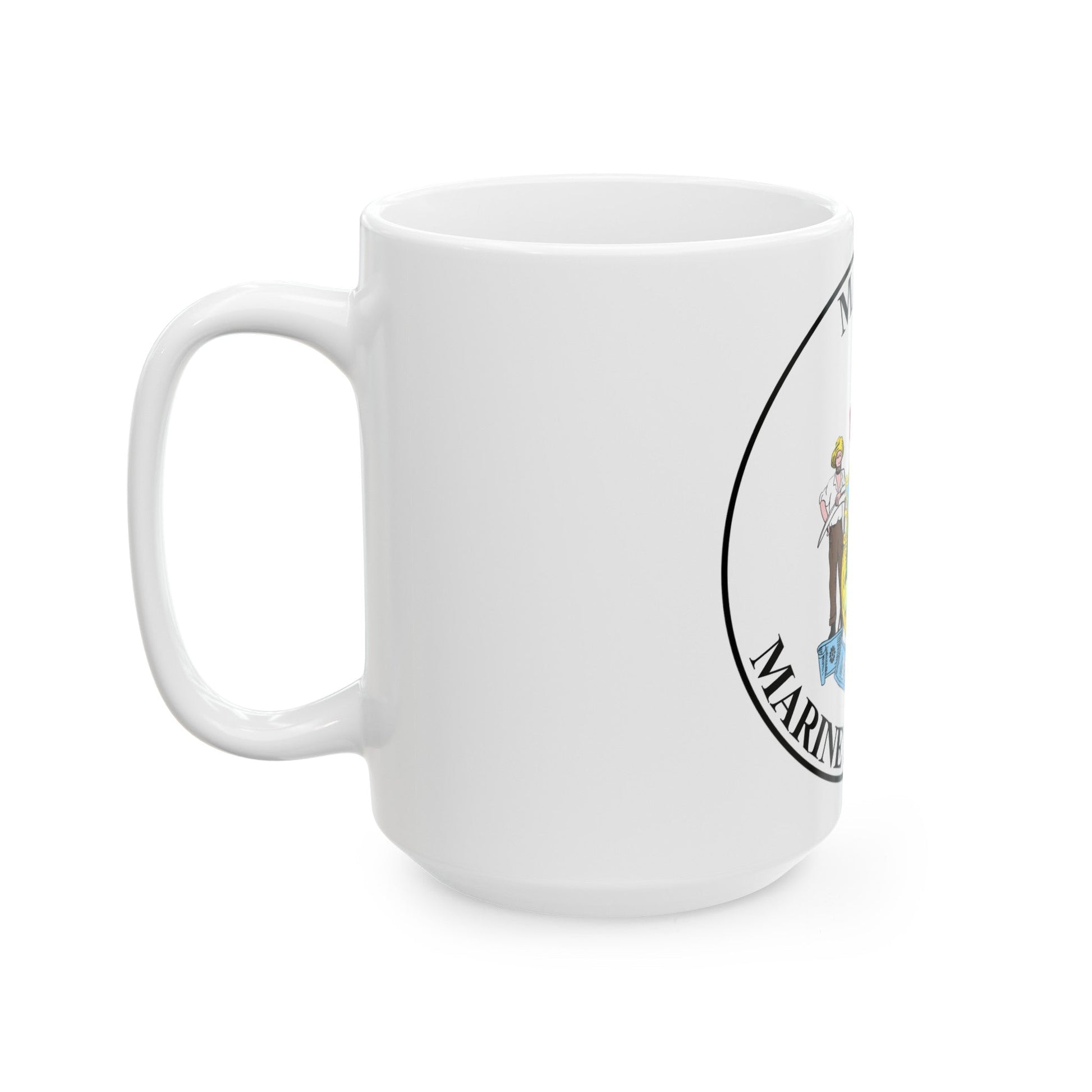 Maine Department of Marine Resources - White Coffee Mug-The Sticker Space