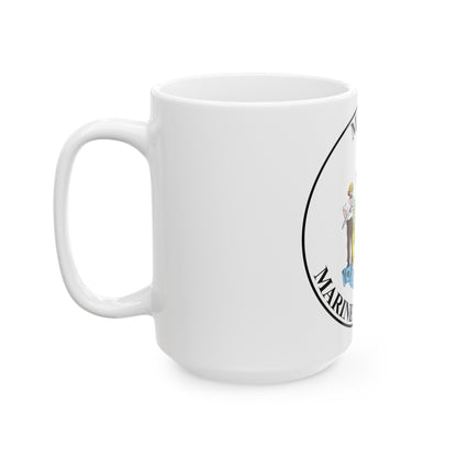 Maine Department of Marine Resources - White Coffee Mug-The Sticker Space