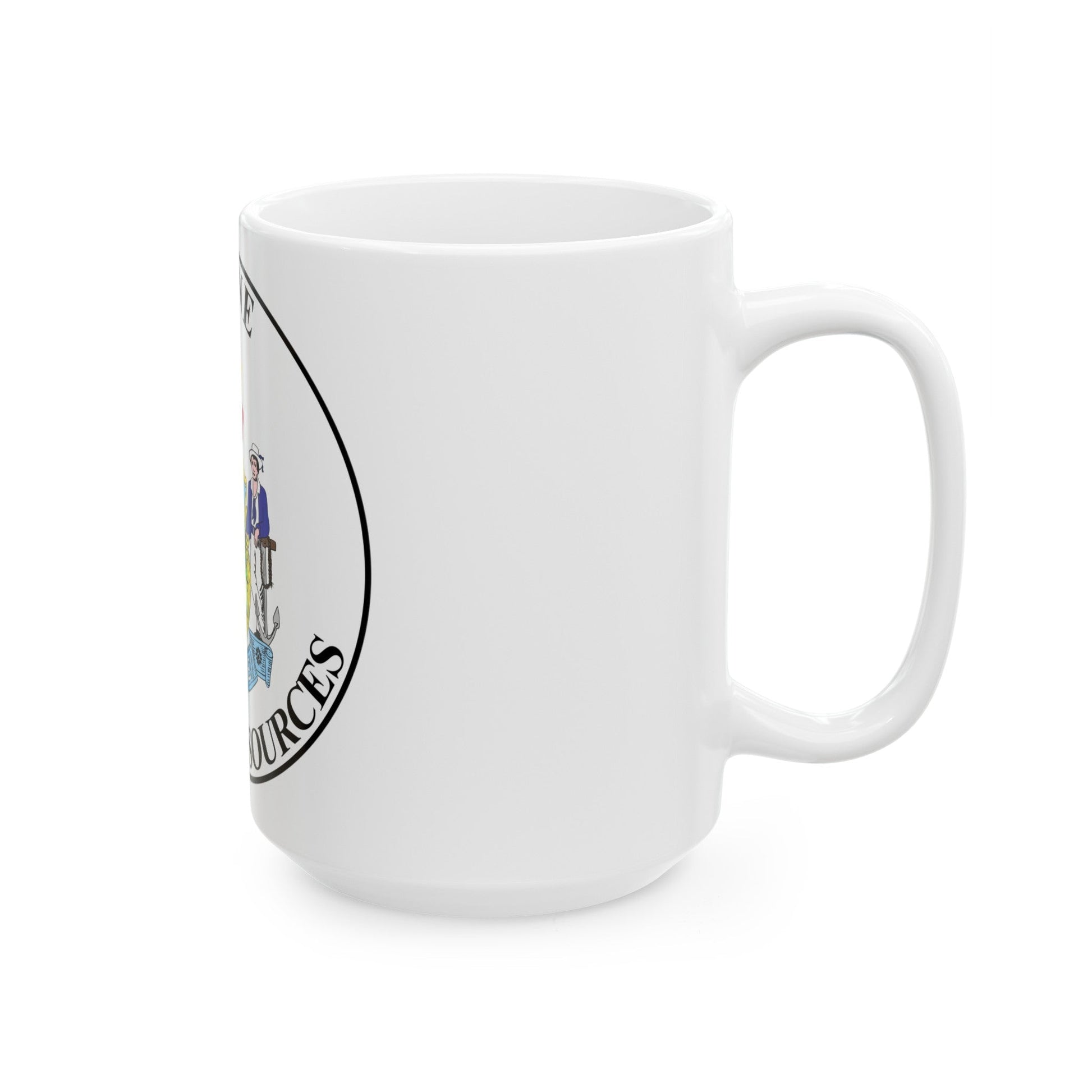 Maine Department of Marine Resources - White Coffee Mug-The Sticker Space