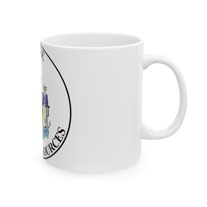 Maine Department of Marine Resources - White Coffee Mug-The Sticker Space