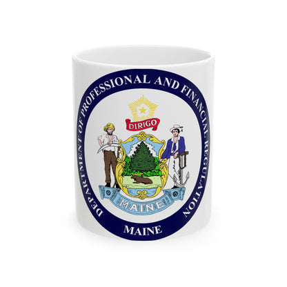 Maine Department of Professional and Financial Regulation - White Coffee Mug-11oz-The Sticker Space