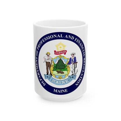 Maine Department of Professional and Financial Regulation - White Coffee Mug-15oz-The Sticker Space