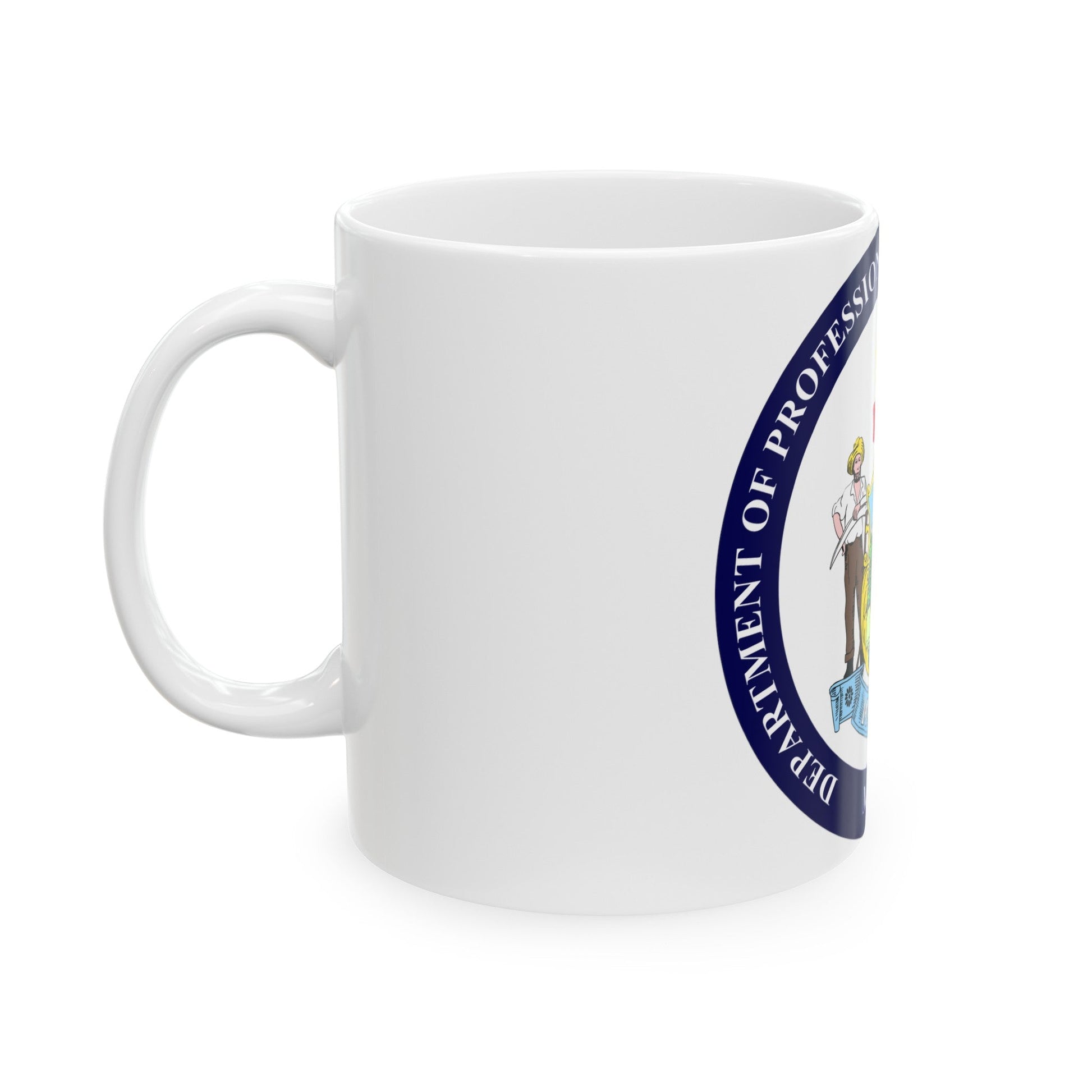 Maine Department of Professional and Financial Regulation - White Coffee Mug-The Sticker Space