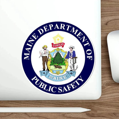 Maine Department of Public Safety STICKER Vinyl Die-Cut Decal - The Sticker Space