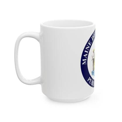 Maine Department of Public Safety - White Coffee Mug-The Sticker Space