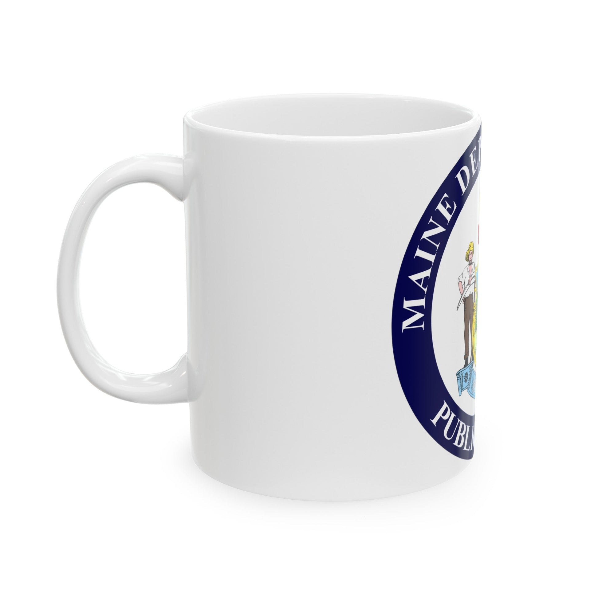 Maine Department of Public Safety - White Coffee Mug-The Sticker Space