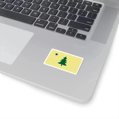 Maine Flag 1901-1909 (United States) STICKER Vinyl Kiss-Cut Decal - The Sticker Space