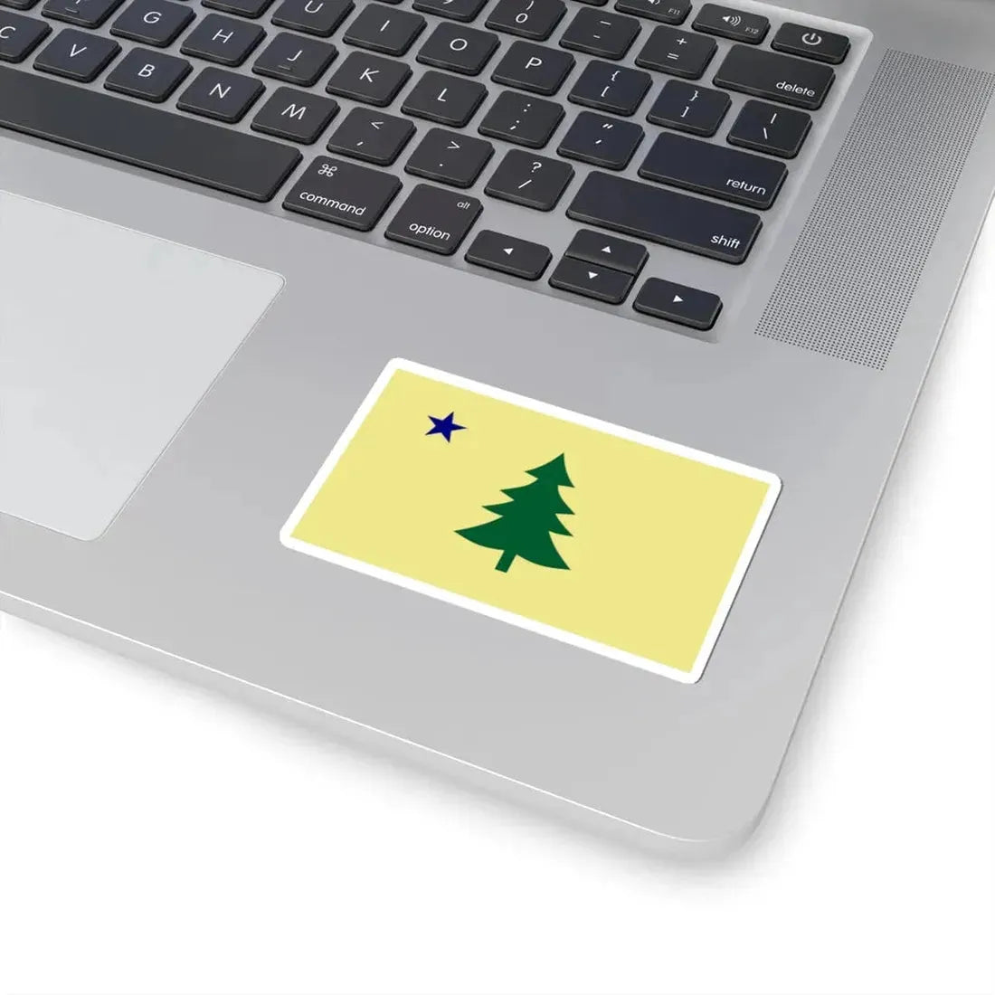 Maine Flag 1901-1909 (United States) STICKER Vinyl Kiss-Cut Decal - The Sticker Space