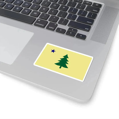Maine Flag 1901-1909 (United States) STICKER Vinyl Kiss-Cut Decal - The Sticker Space