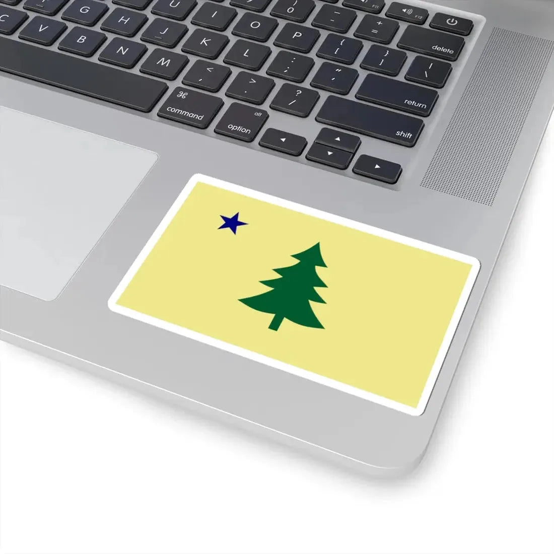 Maine Flag 1901-1909 (United States) STICKER Vinyl Kiss-Cut Decal - The Sticker Space