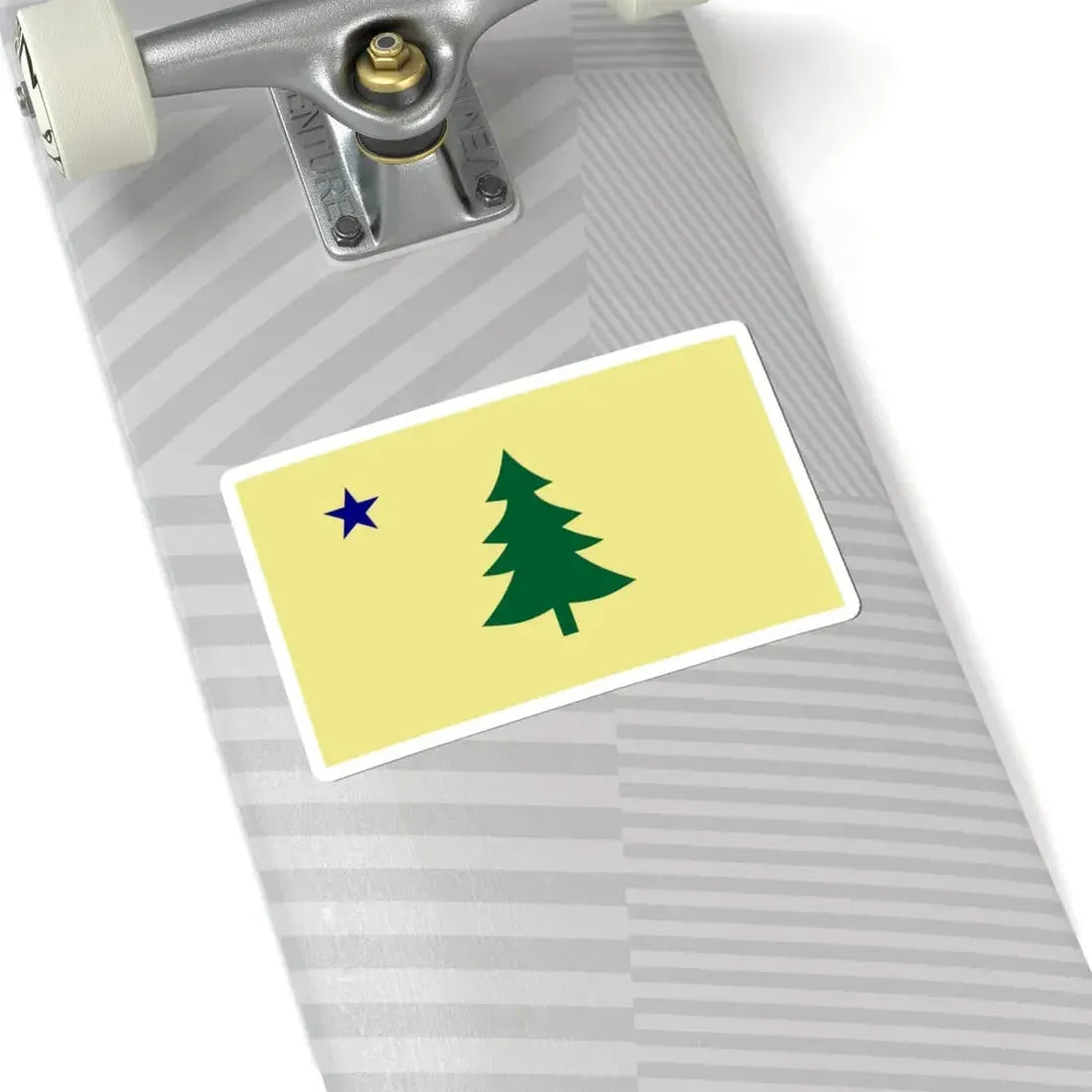Maine Flag 1901-1909 (United States) STICKER Vinyl Kiss-Cut Decal - The Sticker Space