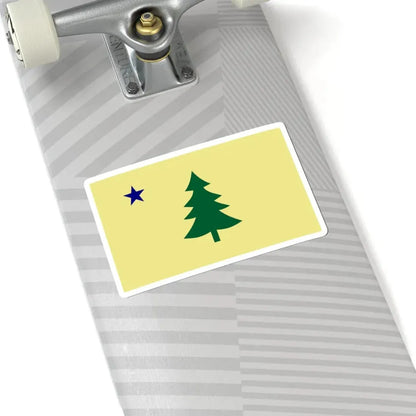 Maine Flag 1901-1909 (United States) STICKER Vinyl Kiss-Cut Decal - The Sticker Space